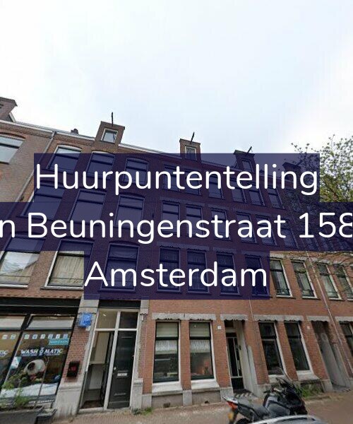 Foto gevel Huurpuntentelling voor Van Beuningenstraat 158-H, Amsterdam