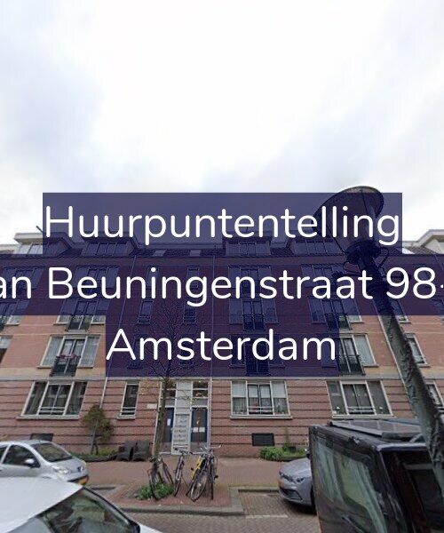 Foto gevel Huurpuntentelling voor Van Beuningenstraat 98-D, Amsterdam