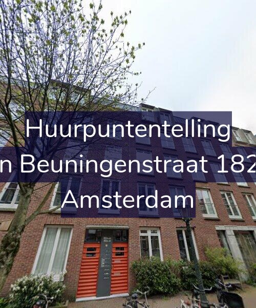 Foto gevel Huurpuntentelling voor Van Beuningenstraat 182-A, Amsterdam