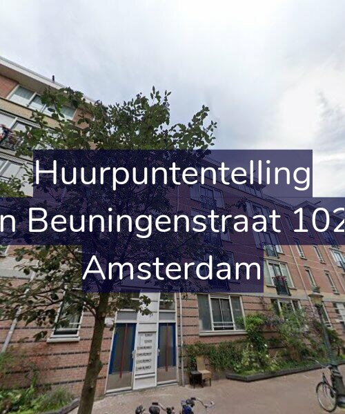 Foto gevel Huurpuntentelling voor Van Beuningenstraat 102-C, Amsterdam