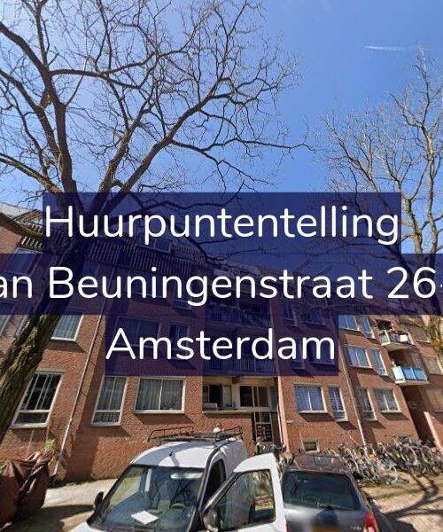 Foto gevel Huurpuntentelling voor Van Beuningenstraat 26-A, Amsterdam