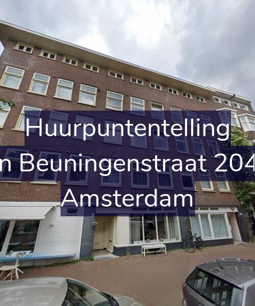 Foto gevel Huurpuntentelling voor Van Beuningenstraat 204-H, Amsterdam