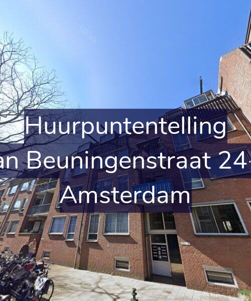 Foto gevel Huurpuntentelling voor Van Beuningenstraat 24-D, Amsterdam