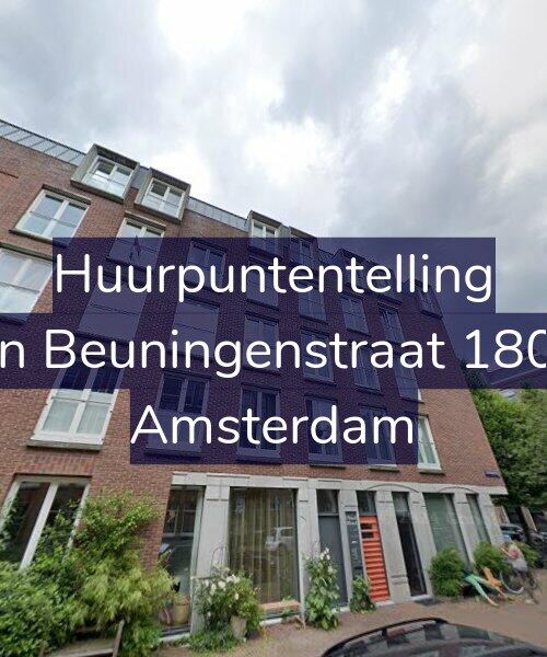 Foto gevel Huurpuntentelling voor Van Beuningenstraat 180-B, Amsterdam
