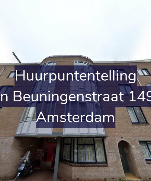 Foto gevel Huurpuntentelling voor Van Beuningenstraat 149-F, Amsterdam