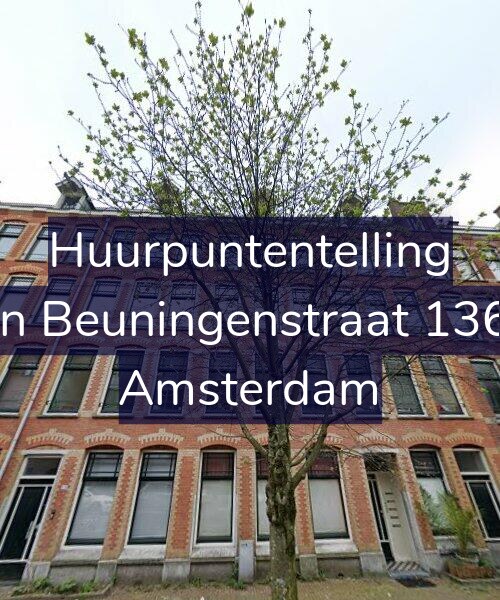 Foto gevel Huurpuntentelling voor Van Beuningenstraat 136-1, Amsterdam