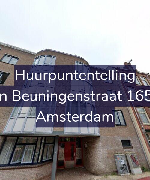 Foto gevel Huurpuntentelling voor Van Beuningenstraat 165-C, Amsterdam