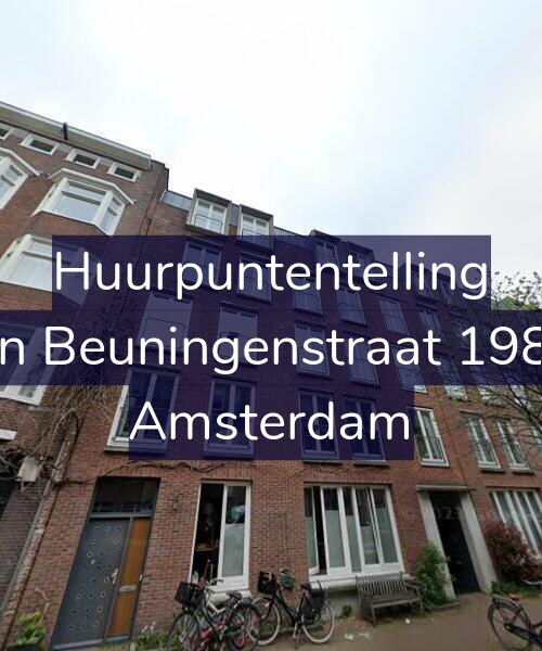 Foto gevel Huurpuntentelling voor Van Beuningenstraat 198-C, Amsterdam