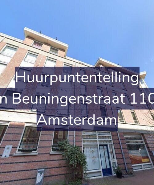 Foto gevel Huurpuntentelling voor Van Beuningenstraat 110-A, Amsterdam