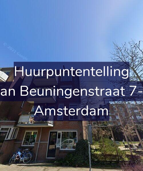 Foto gevel Huurpuntentelling voor Van Beuningenstraat 7-C, Amsterdam