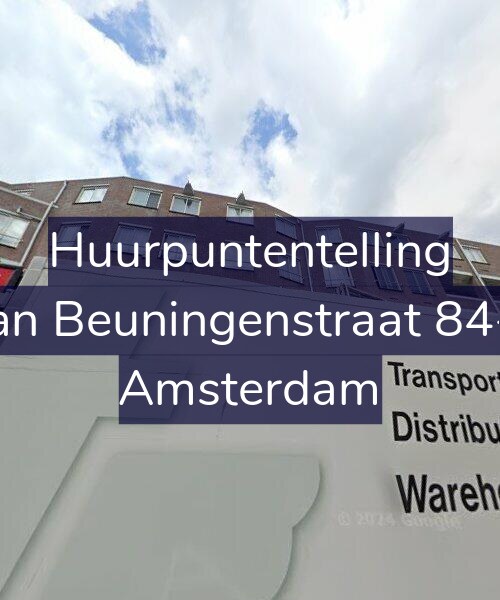Foto gevel Huurpuntentelling voor Van Beuningenstraat 84-A, Amsterdam