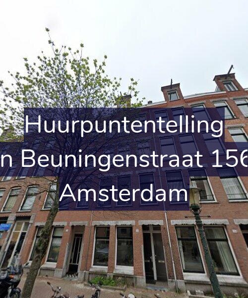 Foto gevel Huurpuntentelling voor Van Beuningenstraat 156-1, Amsterdam
