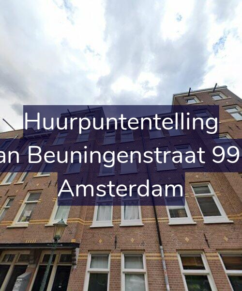 Foto gevel Huurpuntentelling voor Van Beuningenstraat 99-2, Amsterdam