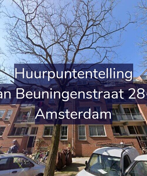 Foto gevel Huurpuntentelling voor Van Beuningenstraat 28-A, Amsterdam