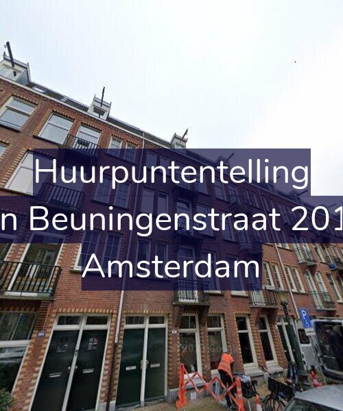 Foto gevel Huurpuntentelling voor Van Beuningenstraat 201-2, Amsterdam
