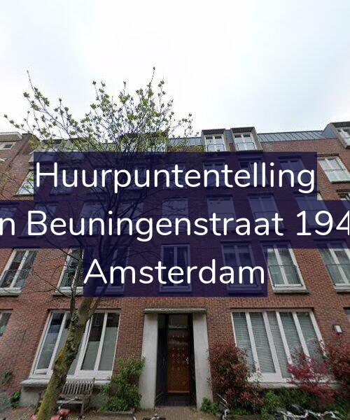 Foto gevel Huurpuntentelling voor Van Beuningenstraat 194-D, Amsterdam