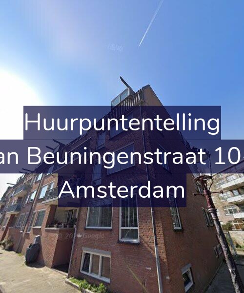 Foto gevel Huurpuntentelling voor Van Beuningenstraat 10-C, Amsterdam