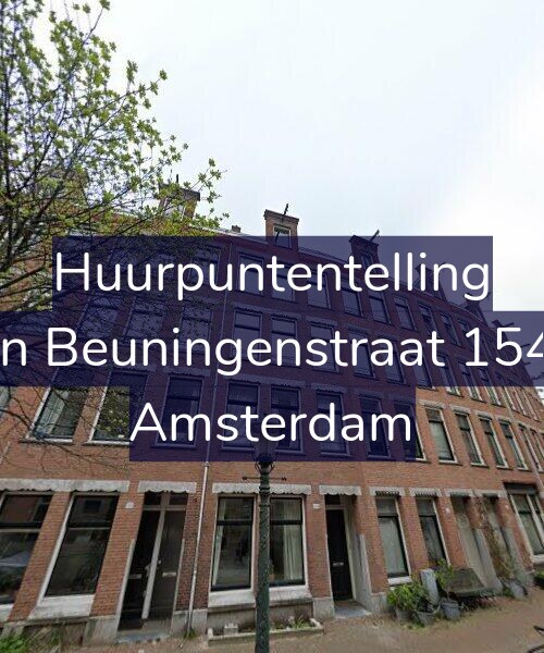 Foto gevel Huurpuntentelling voor Van Beuningenstraat 154-1, Amsterdam