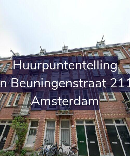 Foto gevel Huurpuntentelling voor Van Beuningenstraat 211-2, Amsterdam