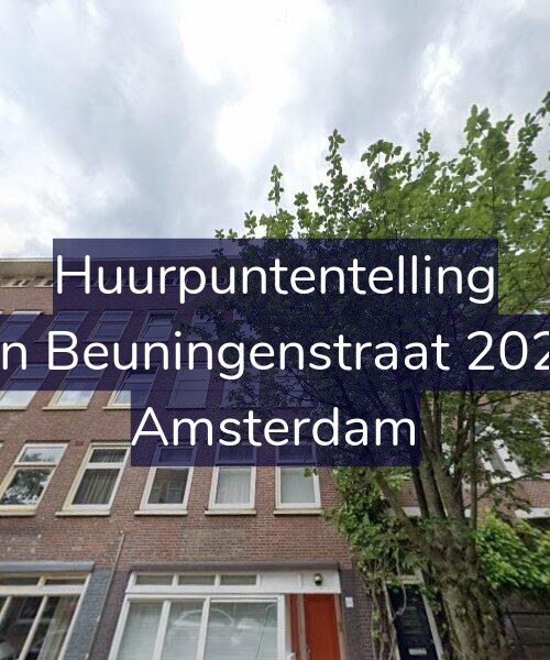Foto gevel Huurpuntentelling voor Van Beuningenstraat 202-3, Amsterdam
