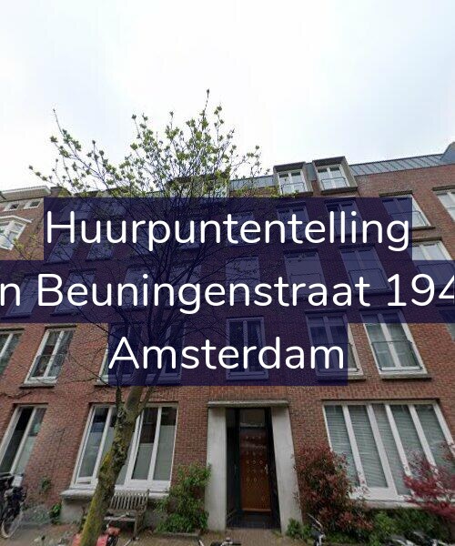 Foto gevel Huurpuntentelling voor Van Beuningenstraat 194-B, Amsterdam