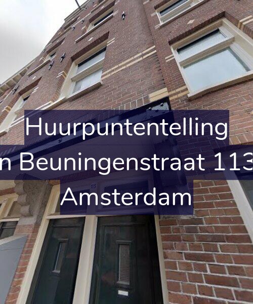 Foto gevel Huurpuntentelling voor Van Beuningenstraat 113-H, Amsterdam