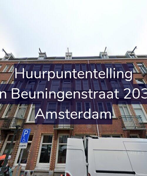 Foto gevel Huurpuntentelling voor Van Beuningenstraat 203-H, Amsterdam