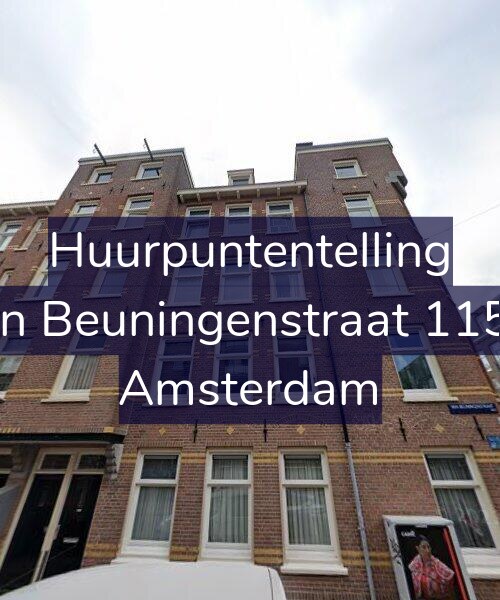 Foto gevel Huurpuntentelling voor Van Beuningenstraat 115-2, Amsterdam