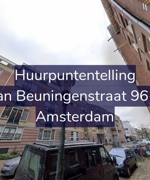 Foto gevel Huurpuntentelling voor Van Beuningenstraat 96-B, Amsterdam