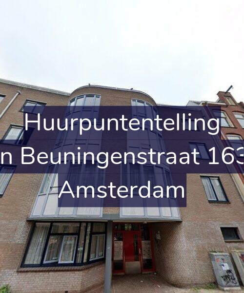 Foto gevel Huurpuntentelling voor Van Beuningenstraat 163-E, Amsterdam