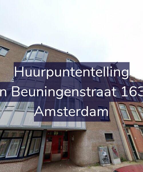 Foto gevel Huurpuntentelling voor Van Beuningenstraat 163-C, Amsterdam