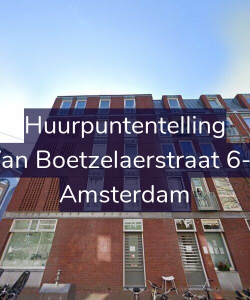 Foto gevel Huurpuntentelling voor Van Boetzelaerstraat 6-E, Amsterdam