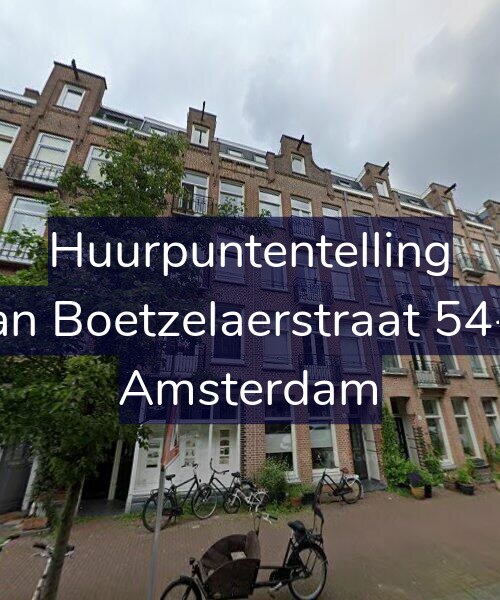 Foto gevel Huurpuntentelling voor Van Boetzelaerstraat 54-H, Amsterdam