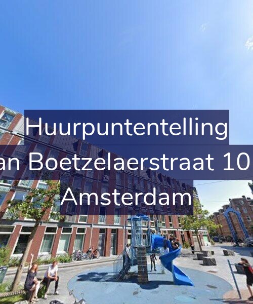 Foto gevel Huurpuntentelling voor Van Boetzelaerstraat 10-K, Amsterdam
