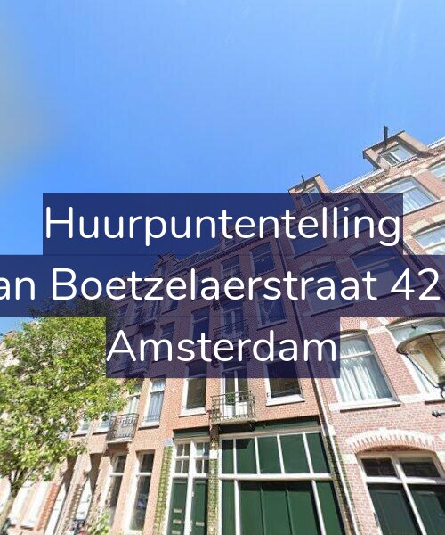 Foto gevel Huurpuntentelling voor Van Boetzelaerstraat 42-2, Amsterdam