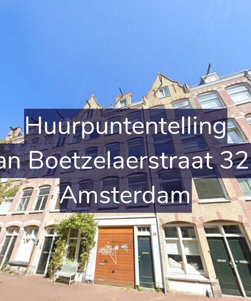 Foto gevel Huurpuntentelling voor Van Boetzelaerstraat 32-1, Amsterdam