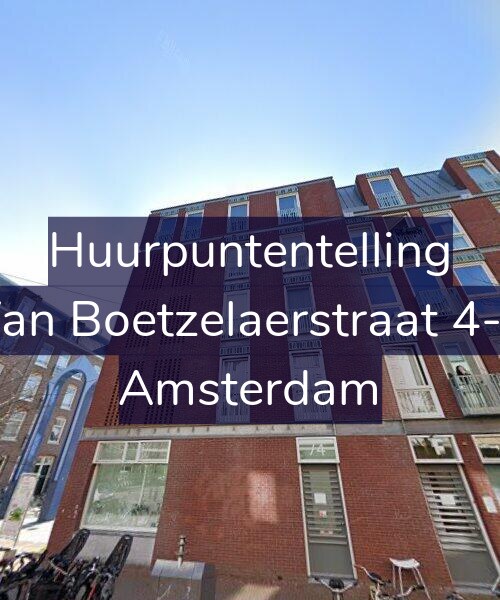 Foto gevel Huurpuntentelling voor Van Boetzelaerstraat 4-K, Amsterdam