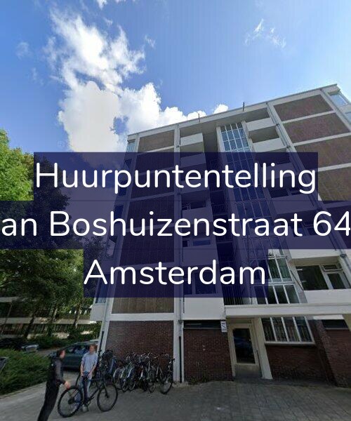 Foto gevel Huurpuntentelling voor Van Boshuizenstraat 643, Amsterdam