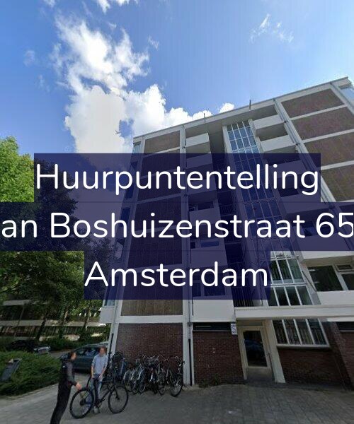 Foto gevel Huurpuntentelling voor Van Boshuizenstraat 653, Amsterdam