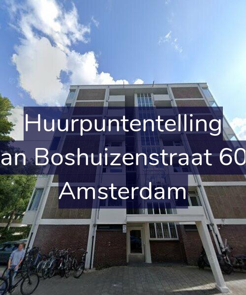 Foto gevel Huurpuntentelling voor Van Boshuizenstraat 603, Amsterdam