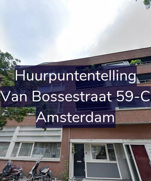 Foto gevel Huurpuntentelling voor Van Bossestraat 59-C, Amsterdam