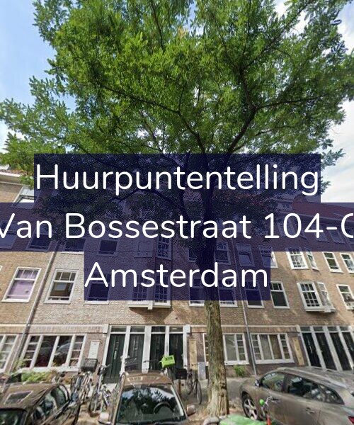 Foto gevel Huurpuntentelling voor Van Bossestraat 104-C, Amsterdam
