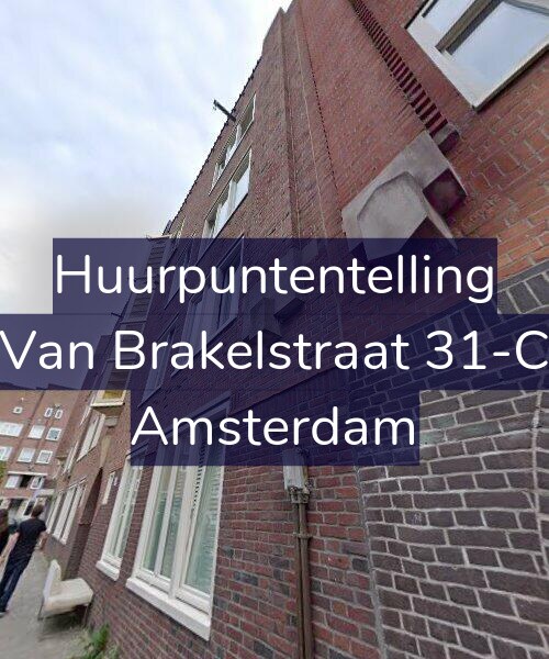 Foto gevel Huurpuntentelling voor Van Brakelstraat 31-C, Amsterdam