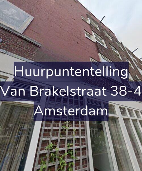 Foto gevel Huurpuntentelling voor Van Brakelstraat 38-4, Amsterdam