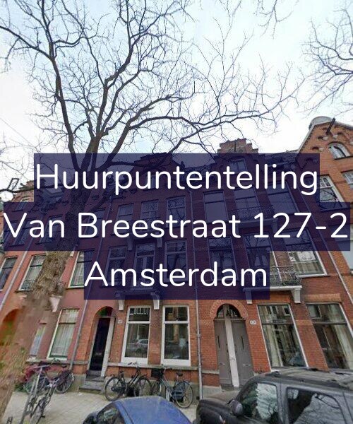 Foto gevel Huurpuntentelling voor Van Breestraat 127-2, Amsterdam