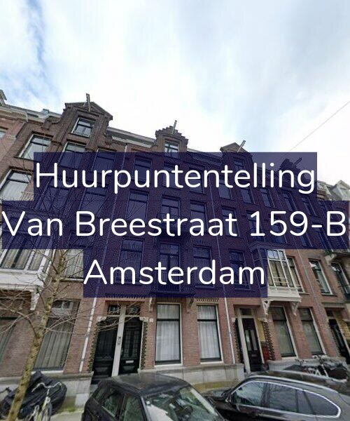 Foto gevel Huurpuntentelling voor Van Breestraat 159-B, Amsterdam