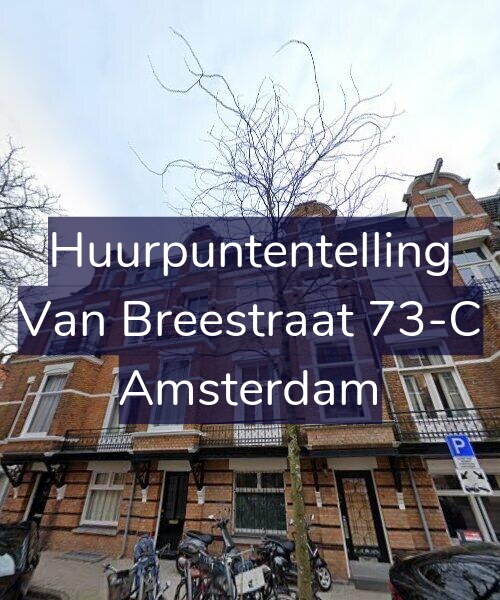 Foto gevel Huurpuntentelling voor Van Breestraat 73-C, Amsterdam
