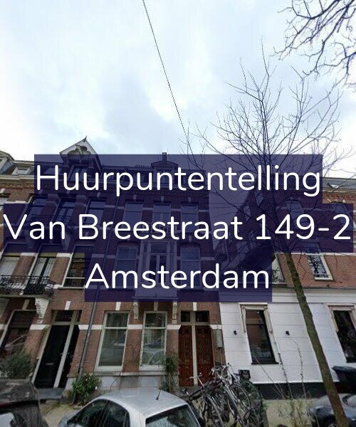 Foto gevel Huurpuntentelling voor Van Breestraat 149-2, Amsterdam