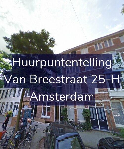 Foto gevel Huurpuntentelling voor Van Breestraat 25-H, Amsterdam