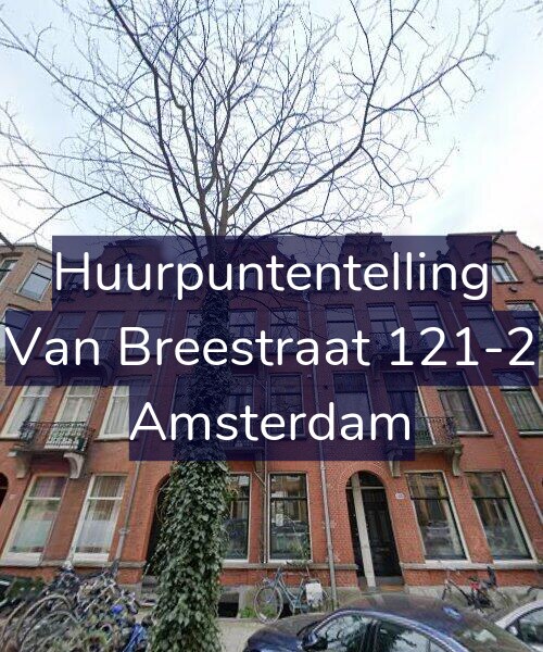 Foto gevel Huurpuntentelling voor Van Breestraat 121-2, Amsterdam